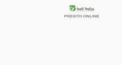 Desktop Screenshot of bell-italia.com